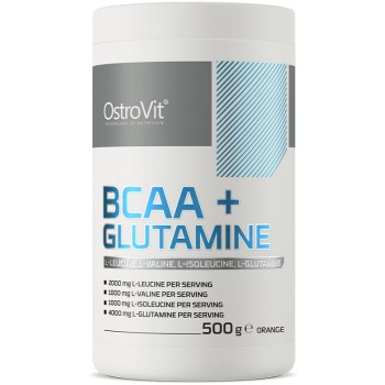 OstroVit BCAA + Glutamine Flavor, 500 Grams