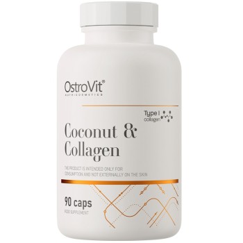 OstroVit Collagen and MCT Oil from Coconut, 90 Capsules