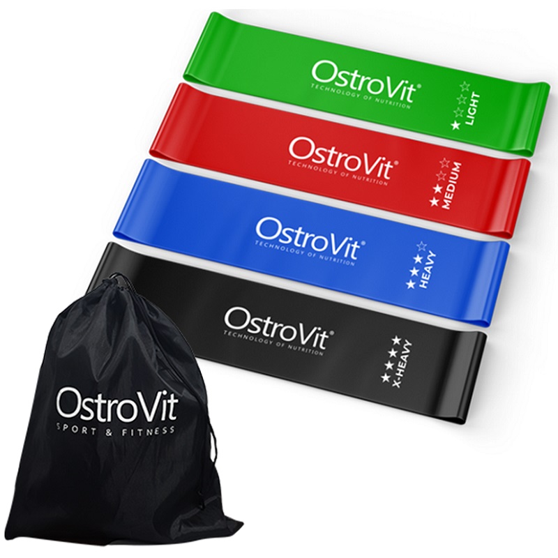 OstroVit Training Bands 4 pcs + bag