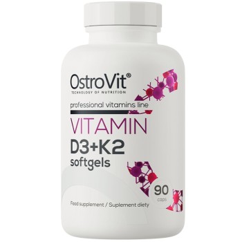 OstroVit Vitamin D3 + K2 Softgels, 90 Capsules