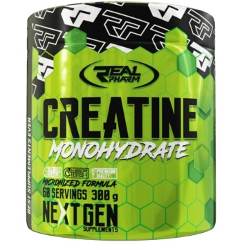 Real Pharm Creatine Monohydrate Natural, 300 Grams