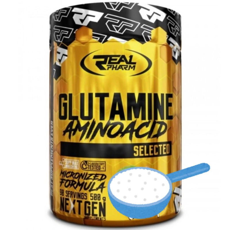 Real Pharm Glutamine Natural, 500 Grams