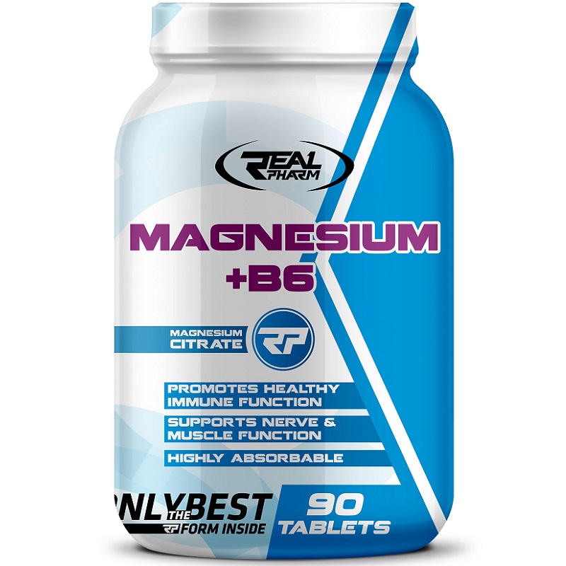 Real Pharm Magnesium + B6, 90 Tablets