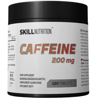 Skill Nutrition Caffeine 200 mg, 120 Tablets