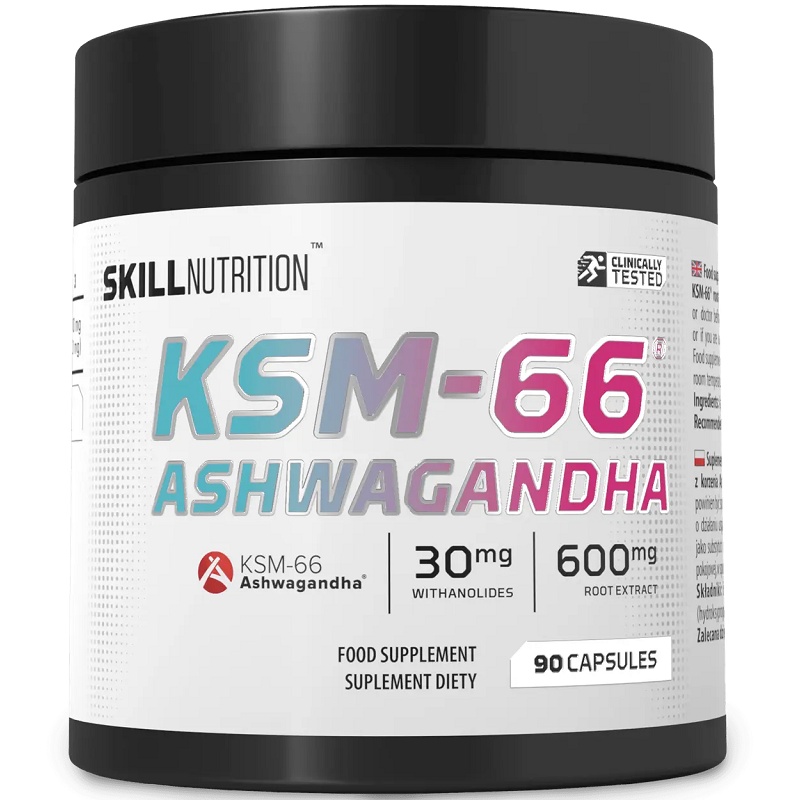 Skill Nutrition KSM-66 Ashwagandha, 90 Vegan Caps