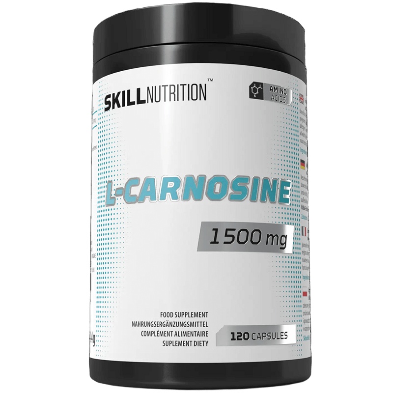 Skill Nutrition L-Carnosine 1500 mg, 120 Vegan Capsules