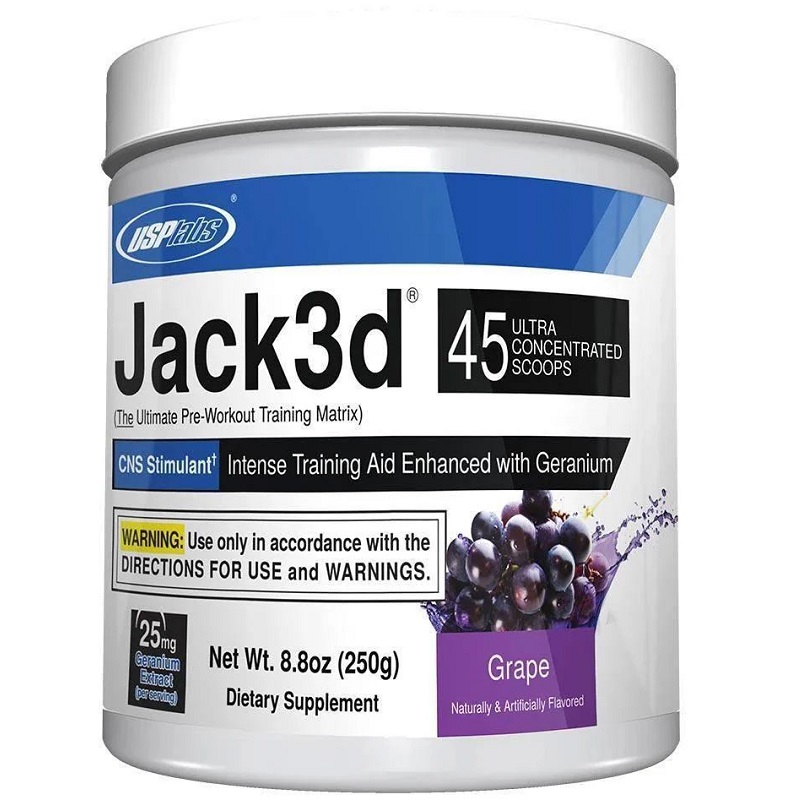 USP Labs Jack3D, 250 Grams US