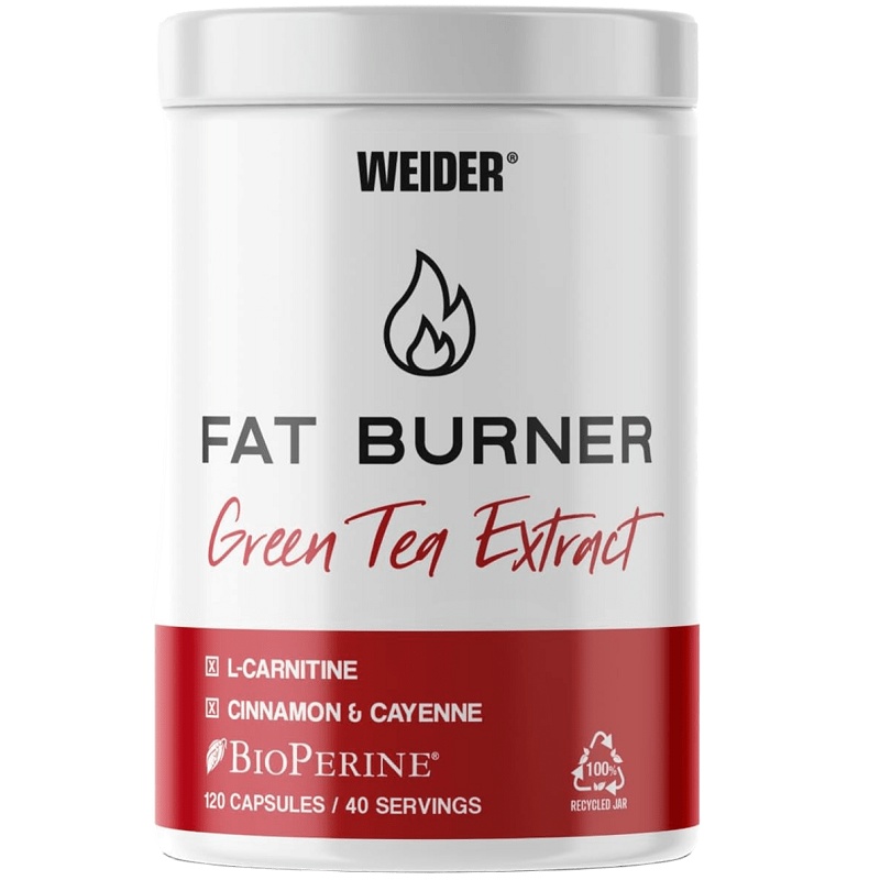 Weider Fat Burner Green Tea Extract, 120 Capsules
