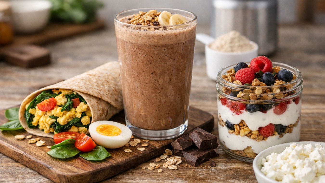 High-Protein Breakfast in 5 Minutes: 3 Ideas (With and Without Protein Powder)